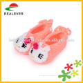 High quality very soft beautiful flower baby girls handmade felt baby baba shoes